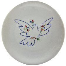 ASSIETTE "Colombe" Porcelaine LIMOGES, décor PABLO PICASSO, cocteau/madoura...