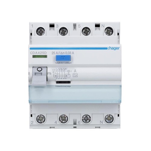 Hager FI LS Schalter Fehlerstromschalter Leitungsschutzschalter CDA CDS MBN MBS - Bild 10 von 60