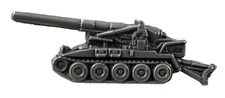 M110 8 Inch Self-Propelled Howitzer Hat or Lapel Artillery Pin - VETERAN OWNED 