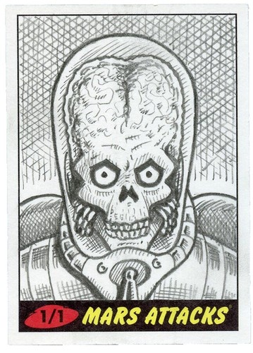 2025 Horror Legends Masterpieces 1/1 Sketch Card Signed By Tim
