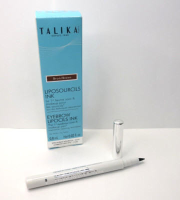 TALIKA EYEBROW LIPOCILS INK BROWN 0.02 OZ BOXED