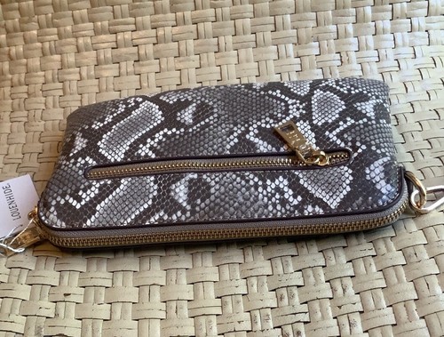 PYTHON PRINT PURSE LOUENHIDE CANADA WRISTLET NWT 60.00 - Picture 3 of 4