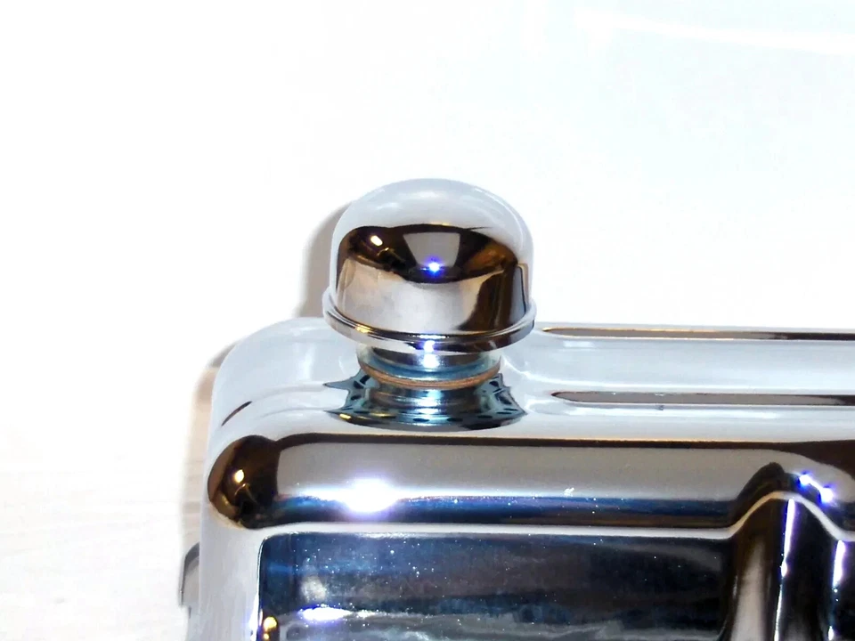 Chevy 216 1942-1953 recta en línea 6 cilindros cubierta de válvula de acero + respirador Foto 2 de 4