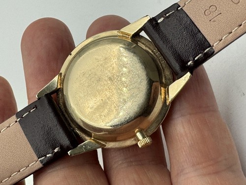 1960's Eterna Matic Automatic Gold Filled Case Original Dial Signed Crown RUNS - Picture 6 of 12