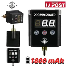 Tuffking Tattoo Machine Wireless Battery Power Supply Rotary RCA DC Universal AU