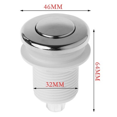 Bouton D'air Chromé Pour Pompe De Spa/jacuzzi - Commande Marche/arrêt, Installation Salle De Bain