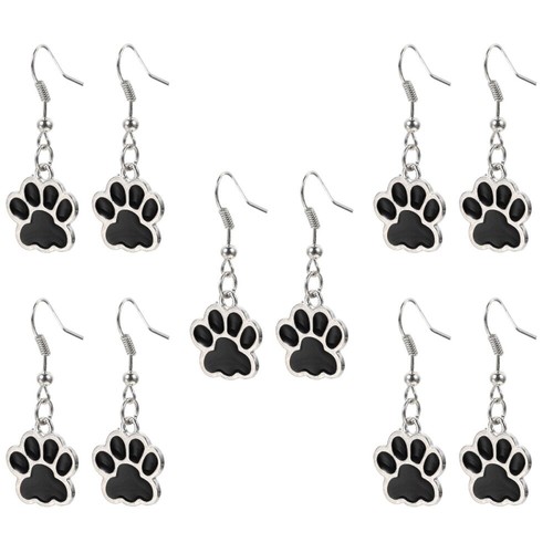 1 Paar Schmuck Hundepfoten-Ohrringe Katzenpfoten-Ohrringe Ohrringe Für Frauen - Bild 3 von 12