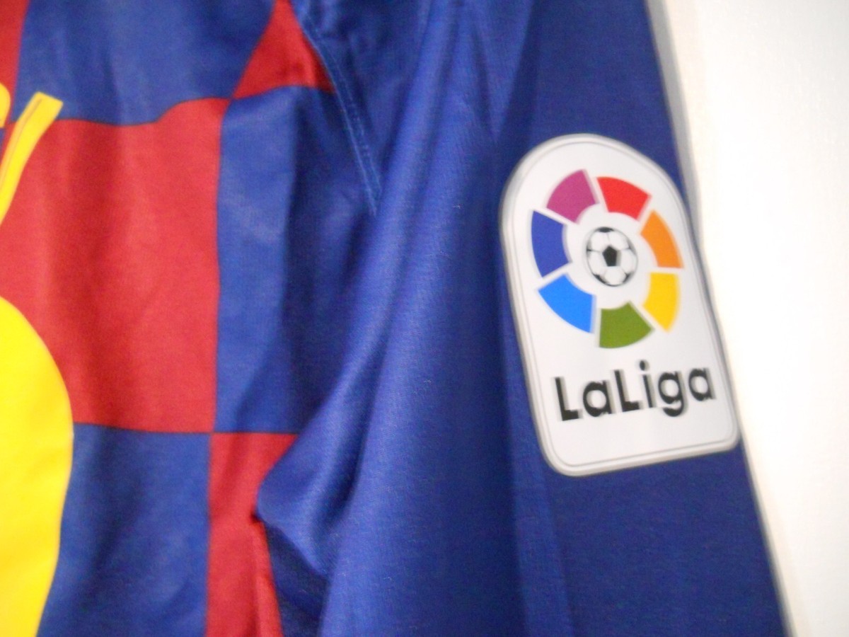 Messi 10 FC Barcelona NIKE Men Jersey Size XL Long Sleeve Dri-Fit