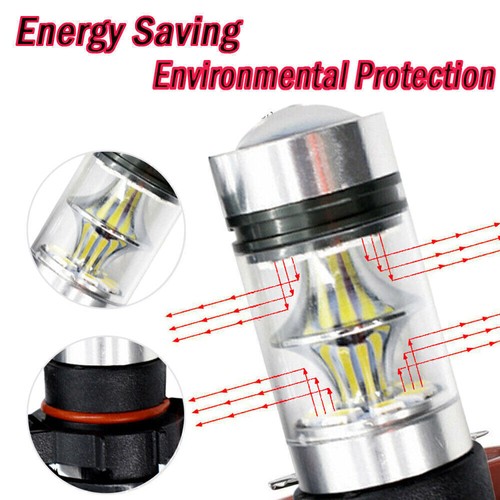 2 COB 5202 LED Foglight Kit COB Light Bulbs Fog Light 6000K White Replace Xenon - Picture 2 of 12