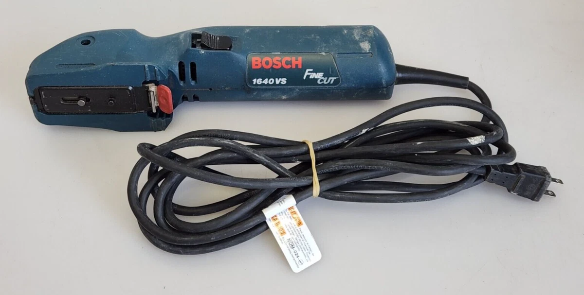 Bosch 1640VSK Fine Cut Power Handsaw Kit 1640VS Saw FS200 Miter Blades Case