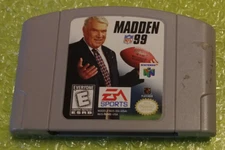 Madden NFL 99 (Nintendo 64, 1998) Game Cartridge Only