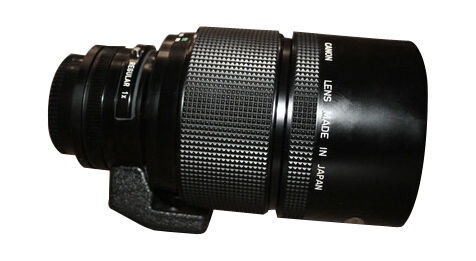 Canon 500mm f/8 Mirror Reflex New FD MF Telephoto Lens with Canon 500mm f/8 Mirror Reflex New FD MF Telephoto Lens with
