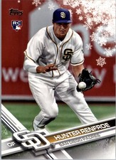 2017 Topps Walmart Holiday Snowflake #HMW6 Hunter Renfroe RC - BB