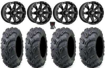 Sedona Sparx 14'' Wheels Black 27'' Zilla Tires Can-Am Defender