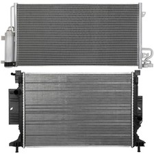 Radiator & AC Condenser Cooling Kit For 2017-19 Ford Escape 2015-19 Lincoln MKC