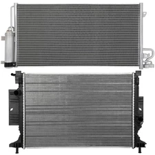 Radiator & AC Condenser Cooling Kit For 2017-19 Ford Escape 2015-19 Lincoln MKC