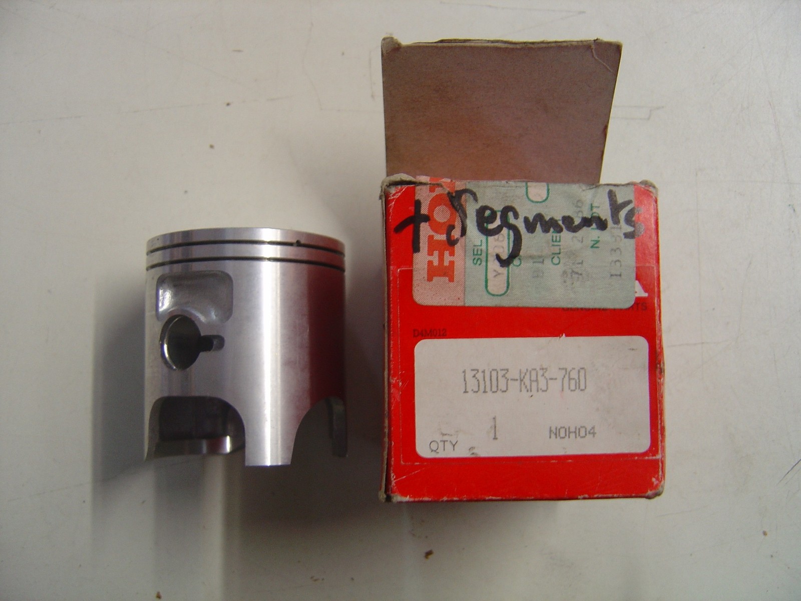 Piston CR125R 85 cote 050 résout la perte de puissance avec segments inclus