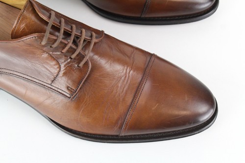 Suitsupply Herren Formelle Schuhe EU42 Brown Zum Schnüren Premium Kalbsleder - Bild 7 von 15