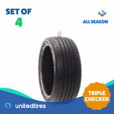 Set Of 4 Used 22540r18 Kumho Majesty Solus Ku50 88w - 6.5-832 Set Of 4 Used 22540r18 Kumho Majesty Solus Ku50 88w - 6.5-832