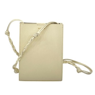 Jil Sander Small Tangle Shoulder Bag in White Women USED