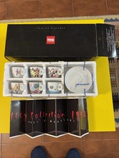 6 tazzine espresso e 6 piattini Illy Art collection 1992 Arti E Mestieri. Rara.