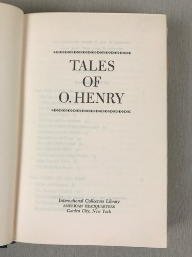 International Collectors Library - Tales Of O'Henry - Hardcover 1969 - Picture 4 of 13