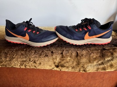 Nike Air Zoom Pegasus 36 Trail Obsidian Crimson Size 13