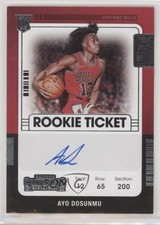 2021-22 Panini Contenders Rookie Ticket Variation Ayo Dosunmu #133 Auto 07d9