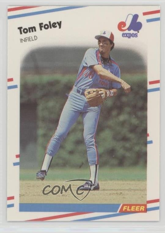 1988 Fleer Glossy Tom Foley #183 0h1