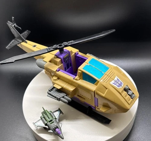 Transformers G1 1989 Skyhopper Micromaster Helicopter Near Complete