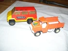 Pair of Vintage Toys Tonka Van & Tootsietoy Truck