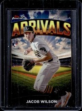 2025 Topps Finest Jacob Wilson Arrivals RC Rookie #A-5 Athletics