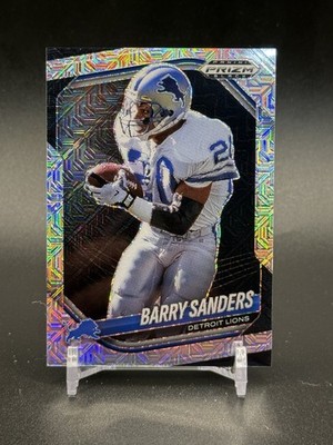 Barry Sanders 2025 Prizm Black #55 Mojo Prizm #’d /25