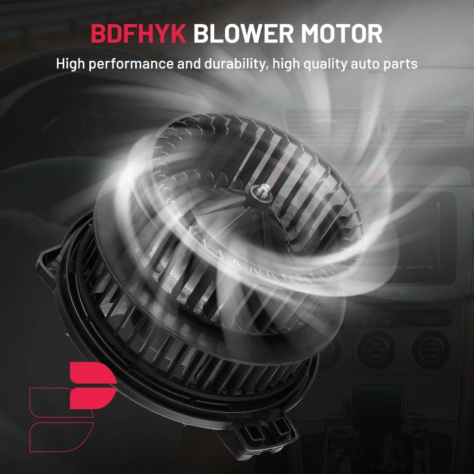 75774 HVAC Heater Blower Motor w/Fan Cage For 2001-2009 Toyota Prius 4-Door Foto 3 de 4