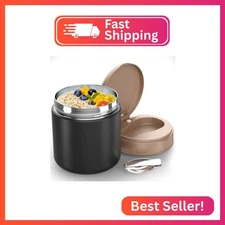 CJACJA Insulated Food Jar for Kids - 15.2 Oz, Thermo for Hot Food, Soup Thermo, 