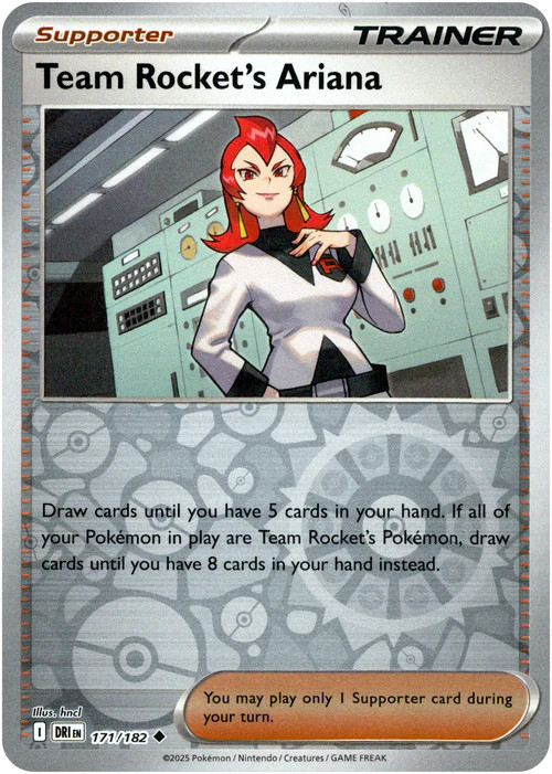 Team Rocket's Ariana - 171/182 - Reverse Holo - Pokemon Destined Rivals