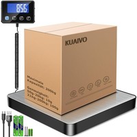 Paketwaage HochpräZise 200Kg 10G Edelstahl Mit Lcd Hold Tara FüR Zuhause Gewerbe