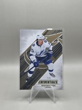 2024-25 UD Credentials Brayden Point Gold Parallel #'d 1/5 ! Tampa Bay Lightning