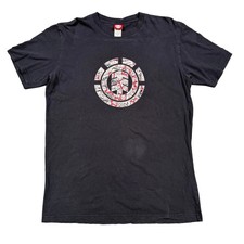 2000s Element black skateboarding tee L