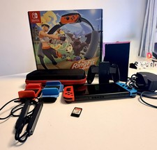 Nintendo Switch Console Bundle Ring Fit Adventure+Game & Accessories – excellent
