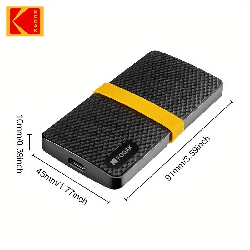 KODAK X200 1TB Solid State SSD External Hard Drive Fast Transfer PC Laptop Mac - Image 3 of 4
