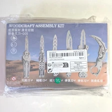 3D Wooden Puzzle for Adults: 3-in-1 DIY Wooden Puzzles Wood Model Knife 6 Pack