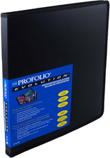 Profolio Evolution 9X12 Black Photo Album Book with 48 Pages - Protective Plasti