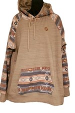 Hooey Hoodies Canyon Women's Size XL Purple/ Pink Aztec Runs Big