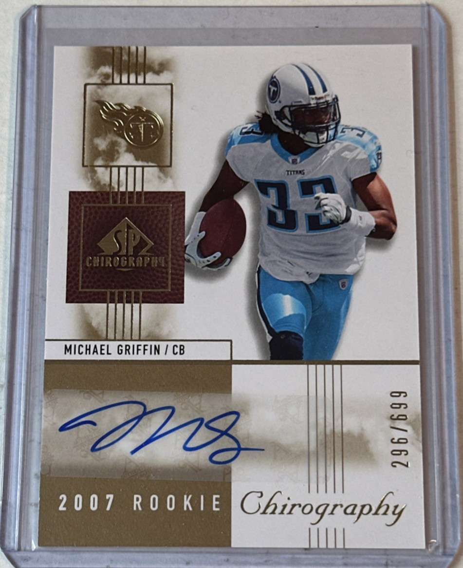 Michael Griffin SP Chirography #131 Autograph