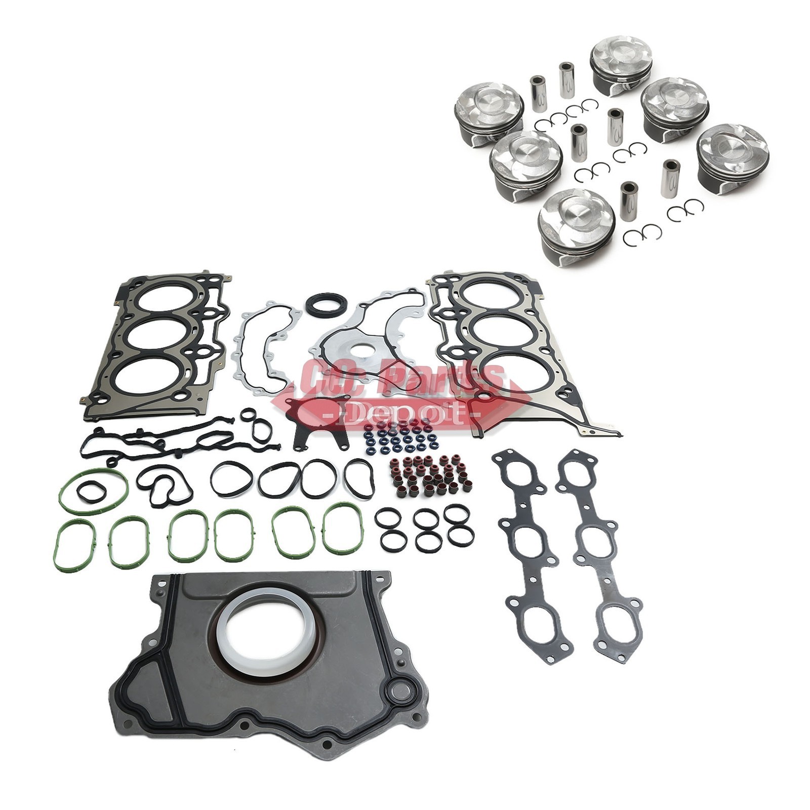 Engine Overhaul Piston Gasket Kit Fit For Maserati LEVANTE GHIBLI M156D 3.0T