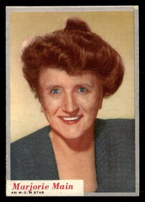 1953 Topps Who-Z-At Star? (R710-4) #25 Marjorie Main