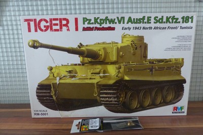 RyeField RM-5001, 1:35, Tiger1, Initial Prod., Early 1943 Nord African Tunesia