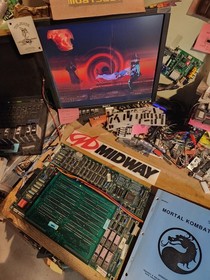 MORTAL KOMBAT 2 PCB JAMMA ARCADE MAIN BOARD ONLY REV 3.1 WORKING!!!! MIDWAY 