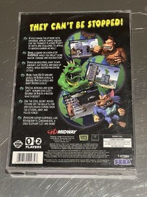 SEGA SATURN Rampage World Tour Video Game & book + reg card